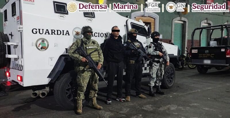 Detienen en CDMX a presunto culpable de reclutasiones para el CJNG