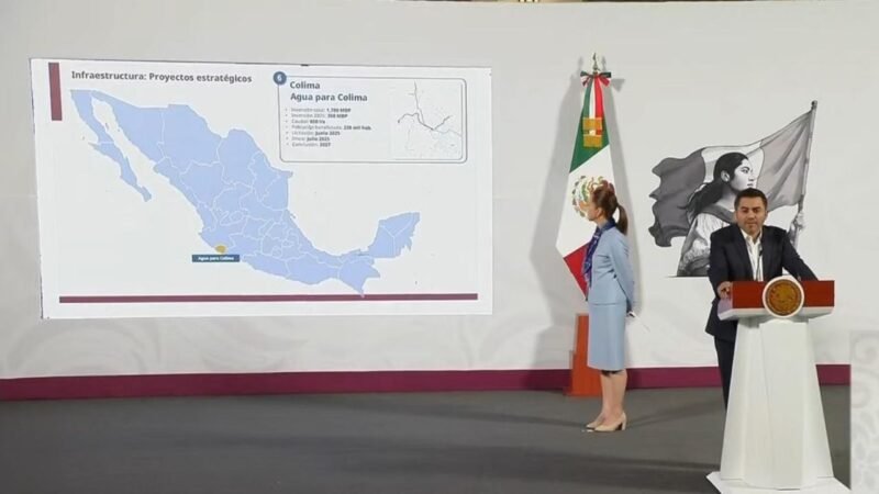 Presenta Sheinbaum 17 proyectos de infraestructura hídrica con inversión de 122 mmdp de 2025 a 2030