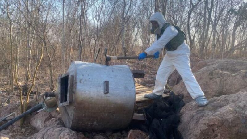 Aseguran 500 kilos de metanfetamina en Janos durante Operación Frontera Norte