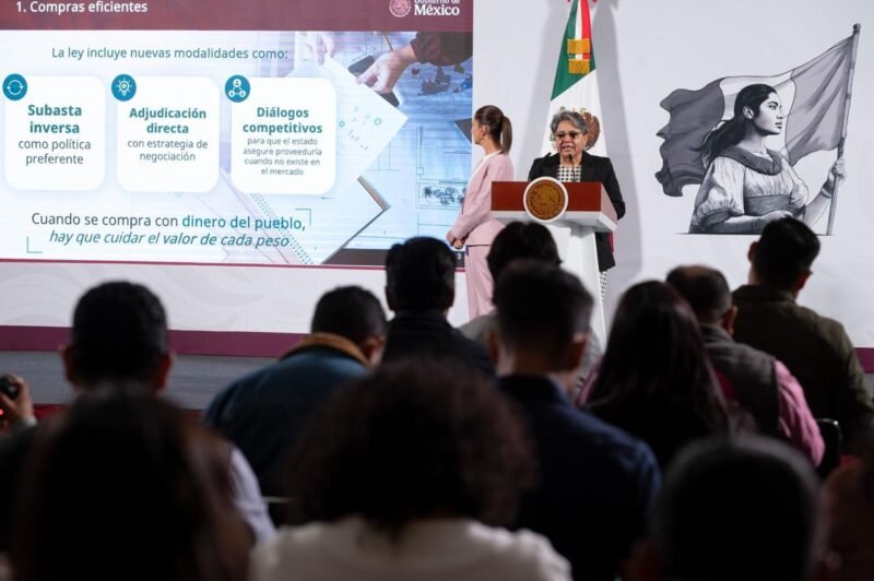 Reforma Sheinbaum leyes de adquisiciones y obras públicas para impulsar Plan México