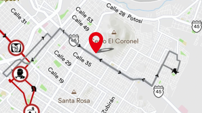 Baja chofer a sujeto 'acosador' de la ruta 2 de octubre