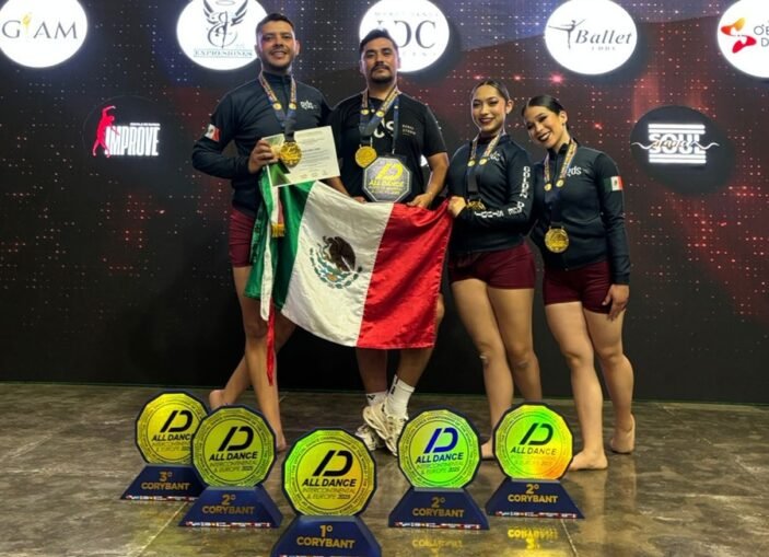 Ganan bailarines chihuahuenses 5 medallas en concurso internacional en España