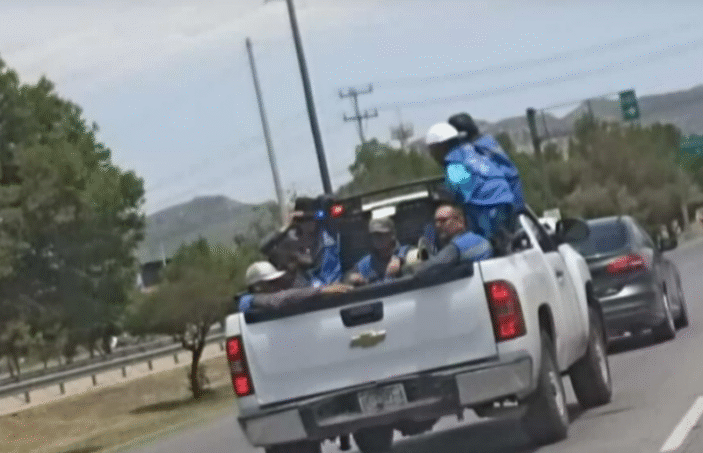 Noticias Chihuahua PAUSA.MX Denuncia ciudadana revela imprudencia de trabajadores municipales