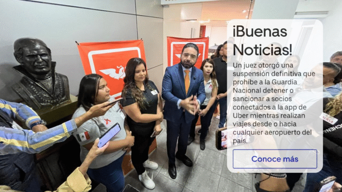 Llegan operadores Uber a sesión en el Congreso; MC irá a hacer prueba de servicio al aeropuerto