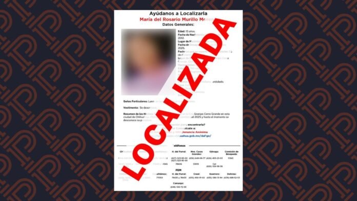 Localiza a adolescente que contaba con reporte de desaparición en la capital durante la semana pasada