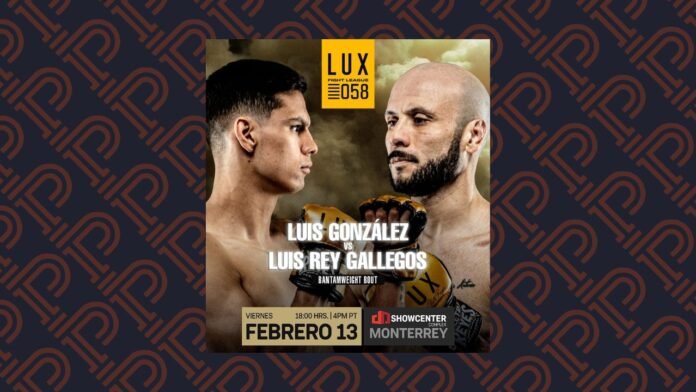 Anuncian al chihuahuense Luis González 'El 30' para la función de ‘Lux Fight League’ en Monterrey, NL