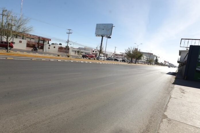 Rehabilitan avenida Tecnológico de Juárez en 7 tramos
