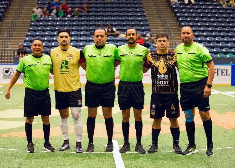 CUARTETO DE ÁRBITROS CHIHUAHUENSES EN LA MLIS EN AMARILLO, TEXAS