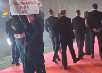 Noticias Chihuahua PAUSA.MX Irrumpieron simpatizantes de PETA en los Goya para denunciar la tauromaquia Noticias Chihuahua Pausa.MX Irrumpieron simpatizantes de PETA en los Goya para denunciar la tauromaquia