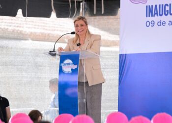 Maru Campos inaugura el Colector Viñedos en beneficio de más de 441 mil juarenses