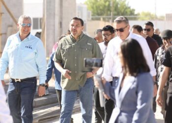 Supervisa Cruz obra del Parque de Policías Club Guardianes Juárez