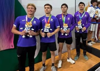 Ian Santarriaga se queda con tres platas en la Olimpiada Nacional de Natación