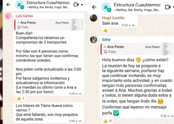 Obligan a líderes morenistas a juntar ocho personas para la marcha del sábado