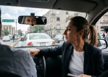 Sheinbaum sólo mira por el retrovisor Sheinbaum sólo mira por el retrovisor