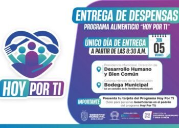 Anuncia Gobierno de Parral entrega de despensas del programa alimentario “Hoy Por Ti”