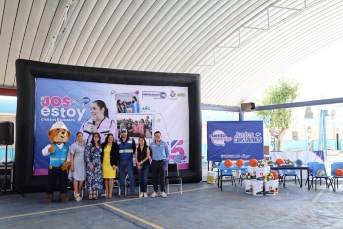 Refrenda Joss Vega compromiso con la educación en la Primaria Enrique C. Rébsamen