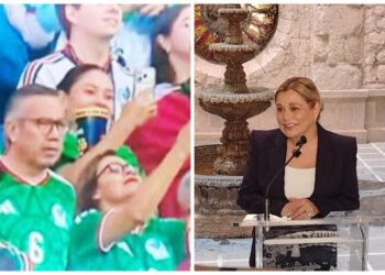 Maru Campos defiende a su secretario particular tras foto en el estadio Maru Campos defiende a su secretario particular tras foto en el estadio