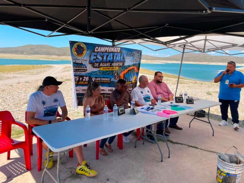 Presentan Campeonato Estatal de Aguas Abiertas en Lago Toronto