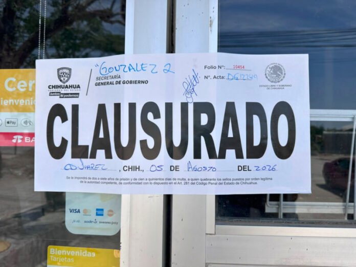 17 clausuras y 288 inspecciones a negocios de bebidas alcohólicas durante la última semana