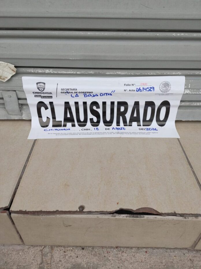 23 clausuras y 307 inspecciones a negocios de bebidas alcohólicas en una semana