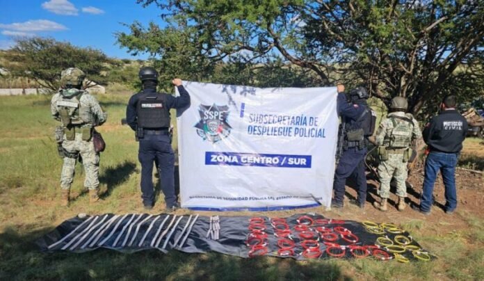 Activa SSPE protocolo tras localizar material explosivo en Parral