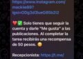 Alertan por posibles estafas en Telegram que ofrecen dinero por dar ‘likes’ en Instagram