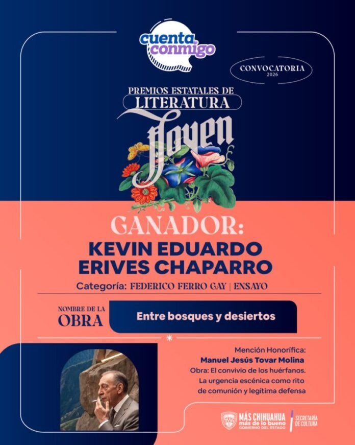 Anuncian a ganadores de los Premios de Literatura Joven 2026