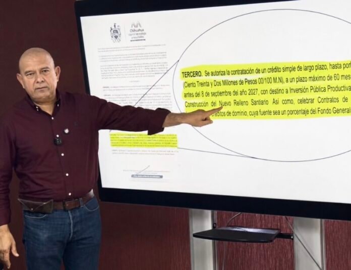 Exhibe Estrada documento de crédito por 132 mdp y cuestiona destino de los recursos para Mápula