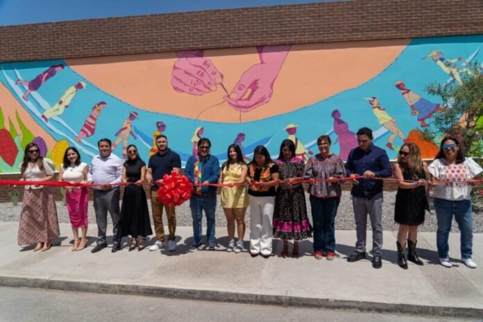 Develan en Juárez el segundo Muro Cívico 2026, “El Hilo Ancestral”