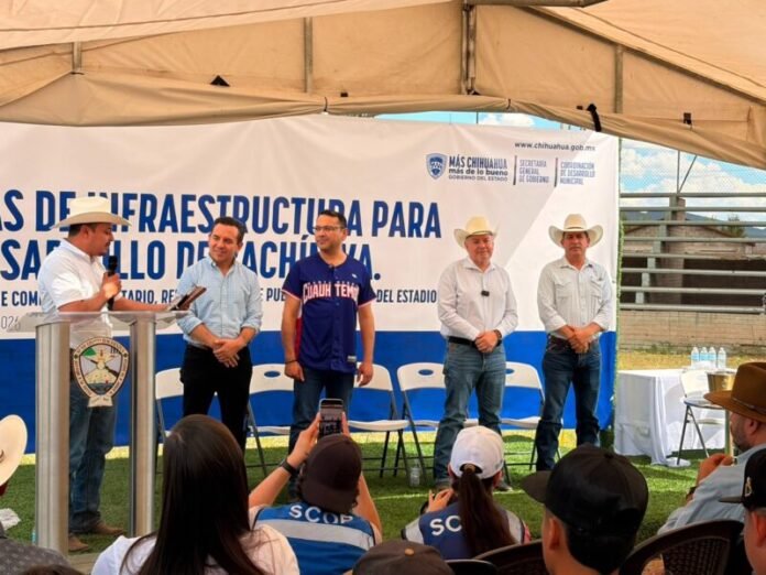Inician obras para mejorar infraestructura de Bachíniva
