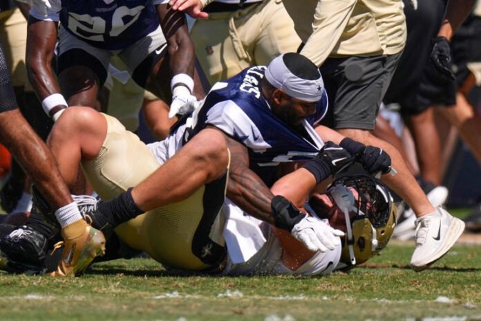 NFL multa con 500 mil dólares a Cowboys y Saints tras brutal pelea en entrenamiento