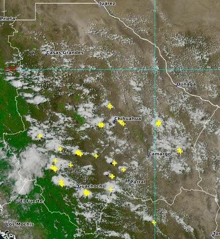 Prevén lluvias y actividad eléctrica en varios municipios