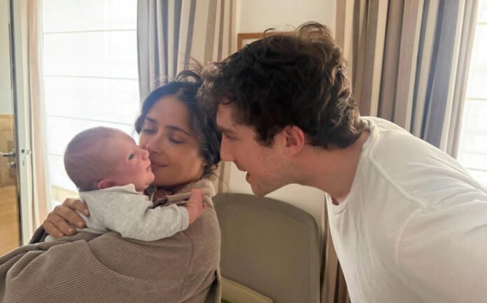 Salma Hayek se convierte en abuela por primera vez; conoce al nuevo integrante de su familia