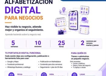 SIDE invita a pequeños negocios a capacitarse en digitalización