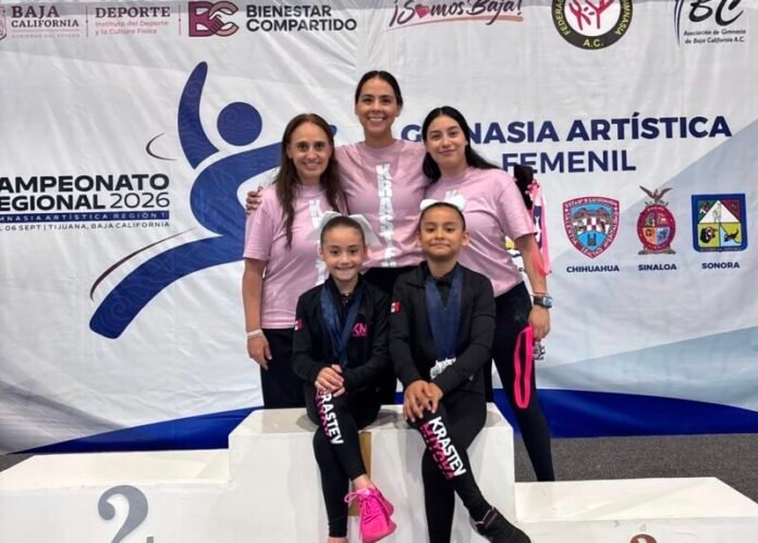 Gran actuación de la Selección Chihuahua «Krastev mitova» en el Regional de Gimnasia