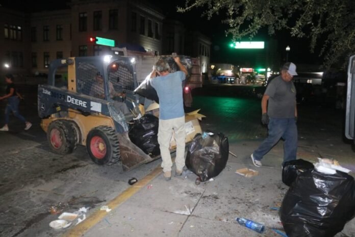 Retiraron 14.5 toneladas de basura por festejos patrios