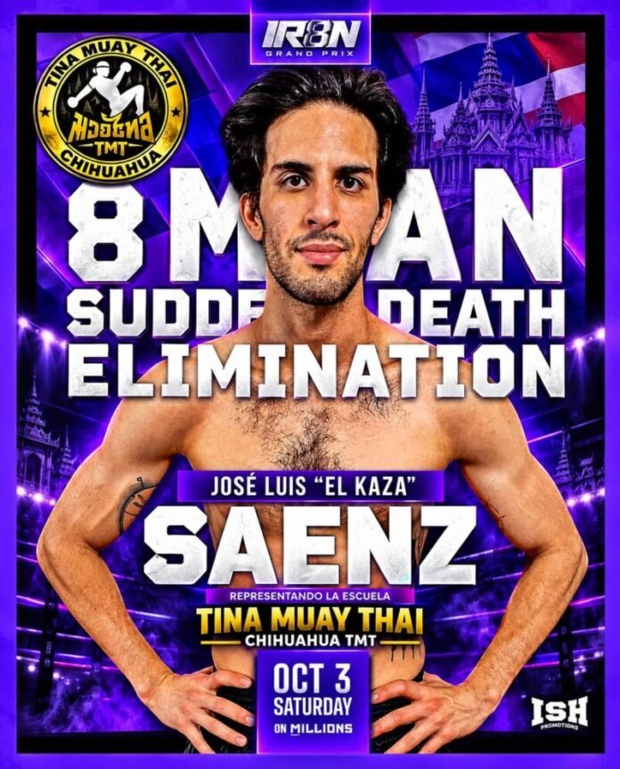 JOSÉ LUIS “EL KAZA” SÁENZ LLEVARÁ EL MUAY THAI DE CHIHUAHUA A CANADÁ