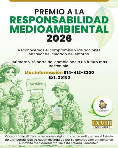 Dan a conocer ganadores del Premio a la Responsabilidad Medioambiental 2026