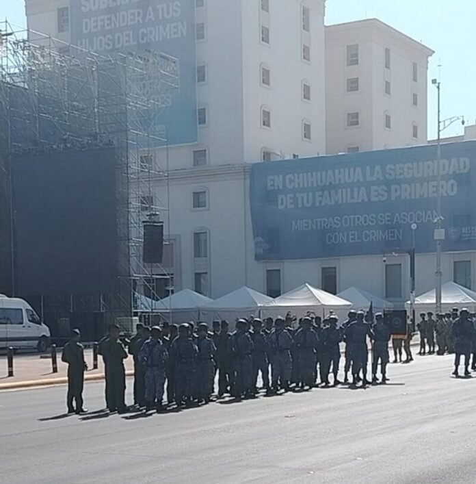 Ejército, GN y Fuerza Aérea ensayan para el desfile del 16 de septiembre