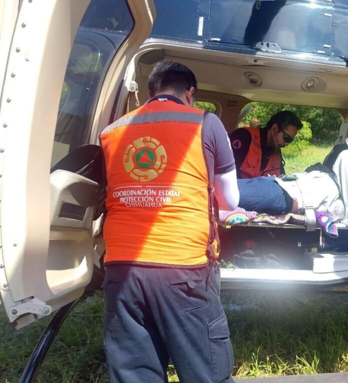 Realizan primer traslado aeromédico de septiembre