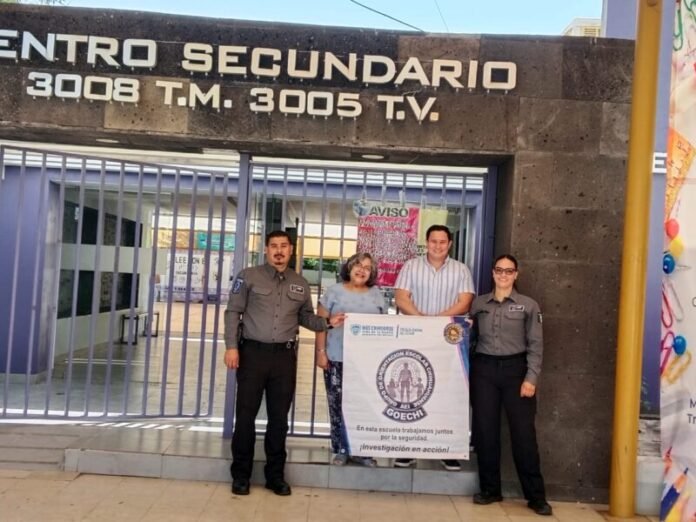 Refuerzan seguridad en tres secundarias de Chihuahua