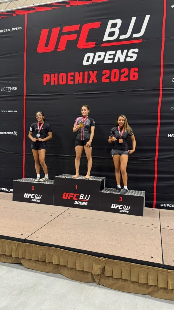 WENDY DA EL GRITO DE CAMPEONA EN EL UFC BJJ OPENS EN PHOENIX, ARIZONA 🥊🏆🔥🥇💥🙌🟣
