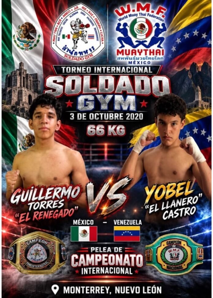 “EL RENEGADO” GUILLERMO TORRES; REPRESENTARÁ A MÉXICO ANTE VENEZUELA EN MONTERREY, NL
