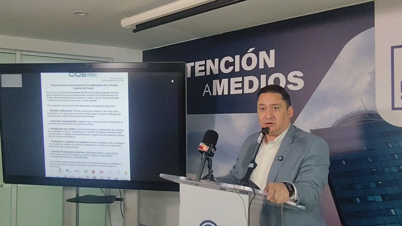 Positivo Respaldo De CCE Estrategia Para Blindar Chihuahua Y Fiscalía Autónoma: Chávez