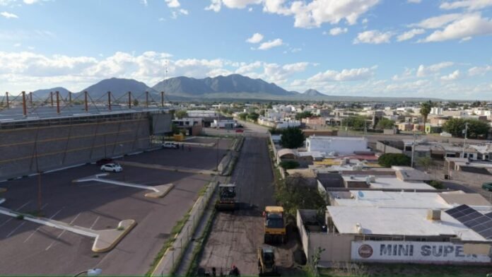 Concluye rehabilitación con pavimentación del segundo tramo en la calle Convención de Aguascalientes, a un costado del Poliforo Municipal