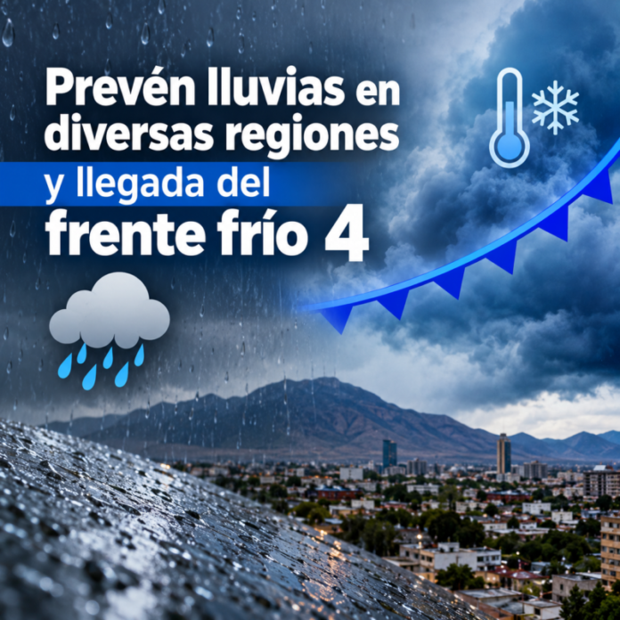 Prevén lluvias en Chihuahua y llegada del frente frío 4
