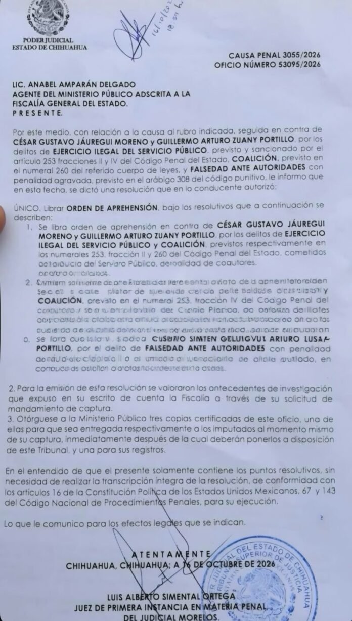 ¡DETIENEN A EXFISCAL CÉSAR JÁUREGUI EN CHIHUAHUA!