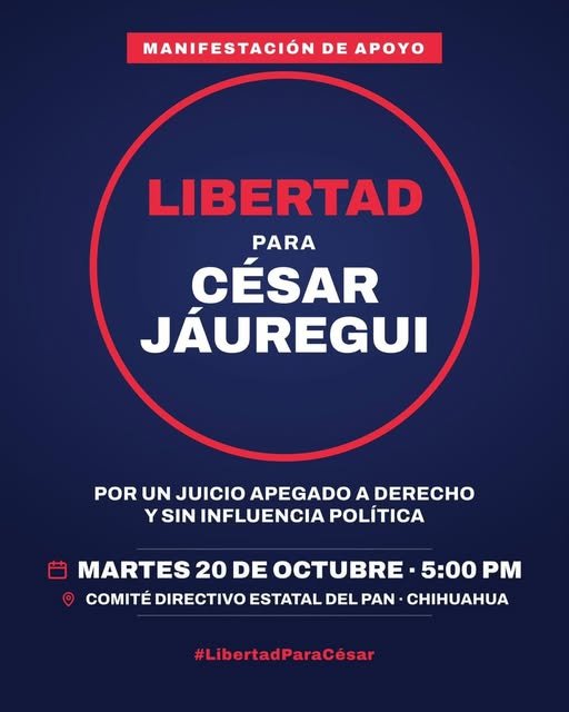 Panistas convocan a marcha en apoyo a C.J.M