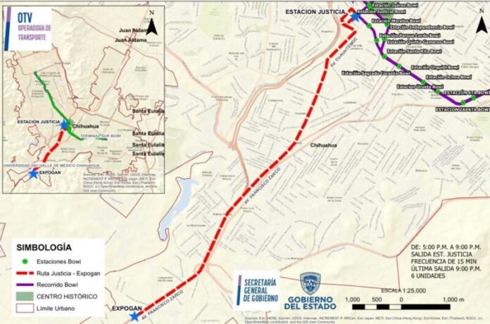 Así será la ruta temporal especial del Bowí para Expogan 2026