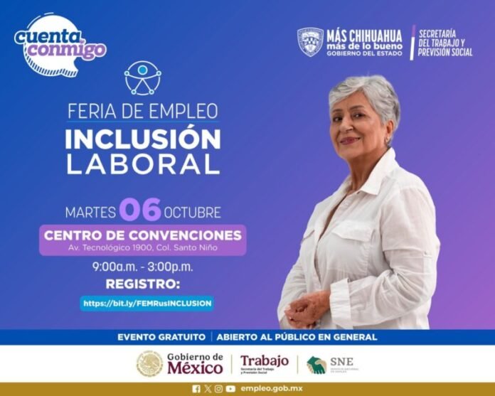 Más de 2 mil empleos en la Feria de la Inclusión este 6 de octubre